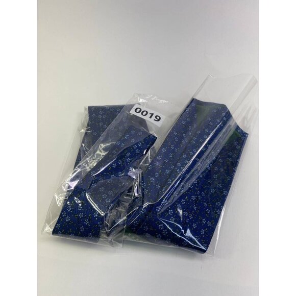 Ralph Lauren Mens Tie Necktie Blue Multicolor Floral Tied Classic Career Short - Picture 6 of 6